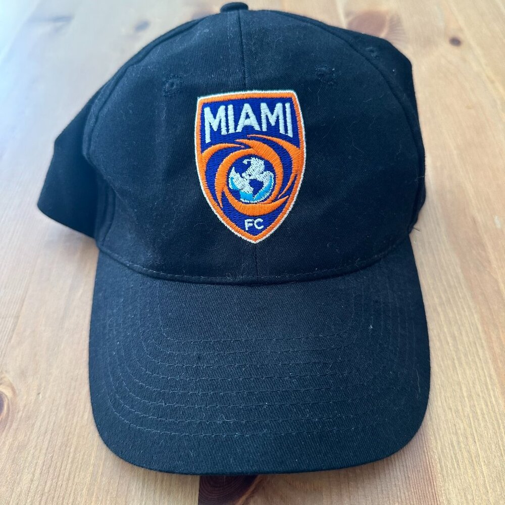 Miami FC Hat Cap Major League Soccer MLS Black FL Hit Wear 100% Cotton